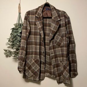 Vintage Pendleton shirt jacket